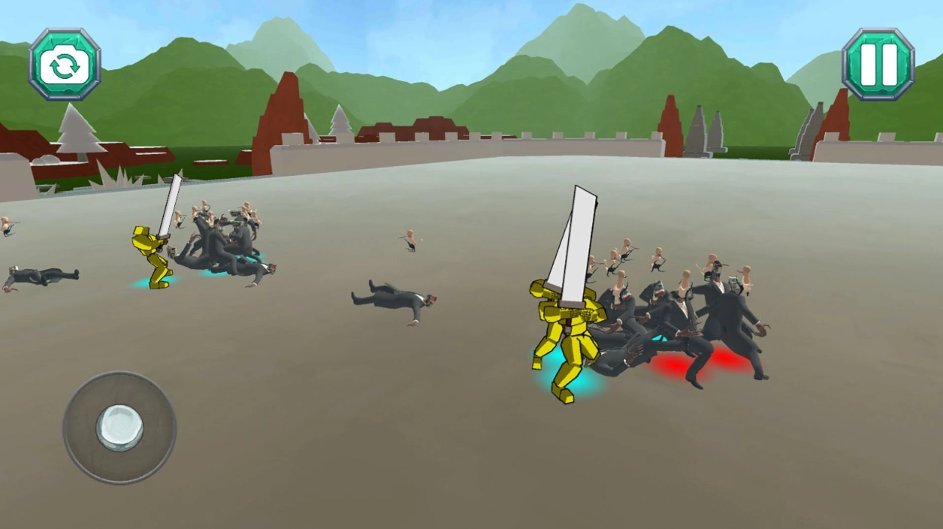 监控人马桶人对决游戏图1