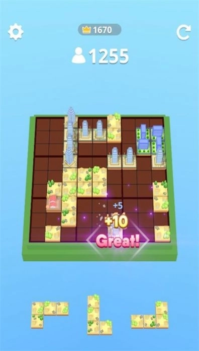 摆放方块城市消游戏 图3