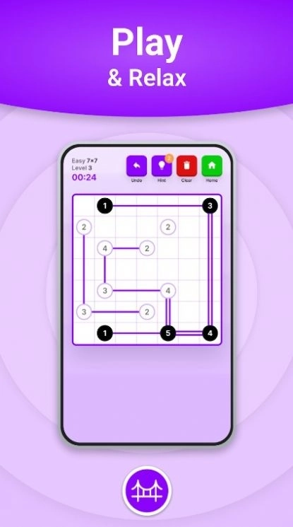 Hashi桥拼图游戏手机版图3