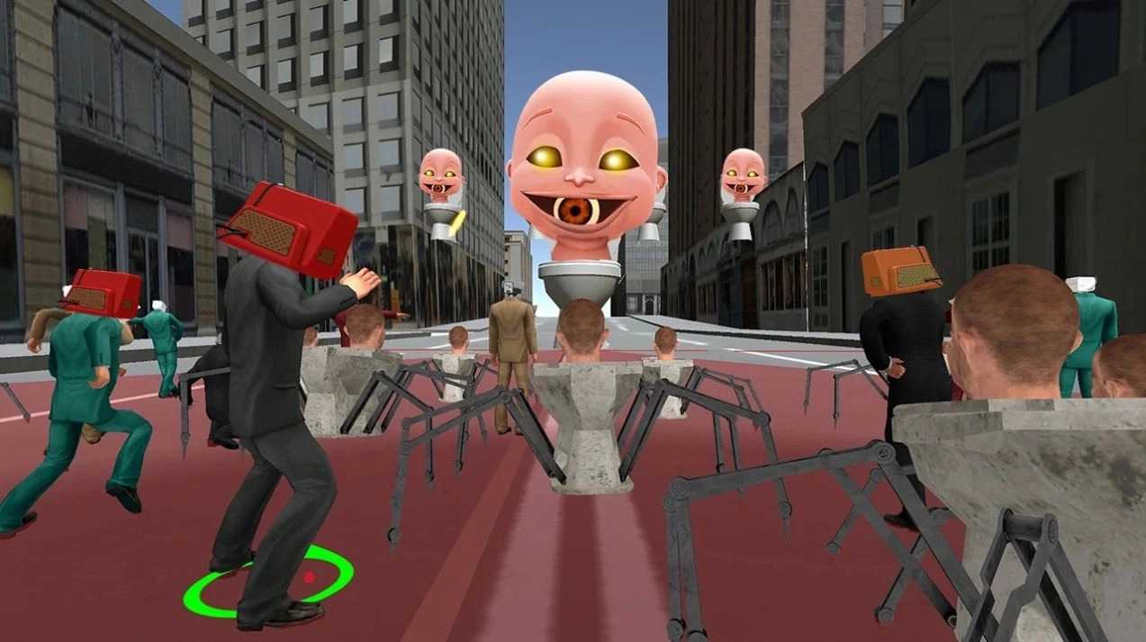 马桶人大逃杀最新版图3