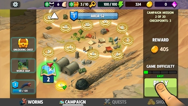 死亡蠕虫最新版图3