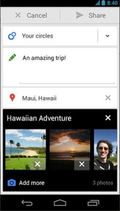 Google+ 点击查看大图
