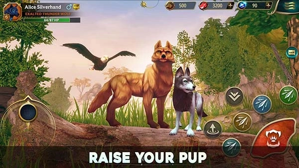 狼传说家园与爱心最新版图1