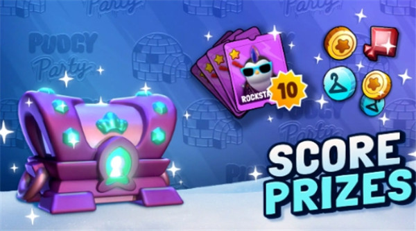 浪漫滑雪萌趣吃鸡