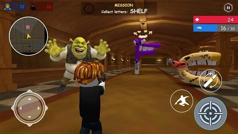 字母射击枪战图1