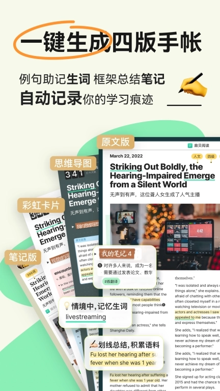 扇贝阅读-四六级考研每日题源热文