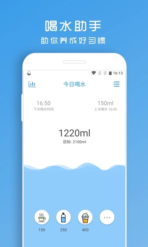 喝水助手-健康喝水提醒