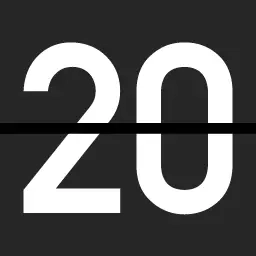 桌面时钟-翻页全屏电子钟