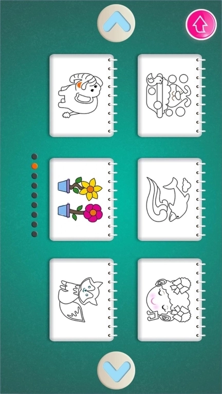 儿童游戏涂色画画-幼儿涂鸦