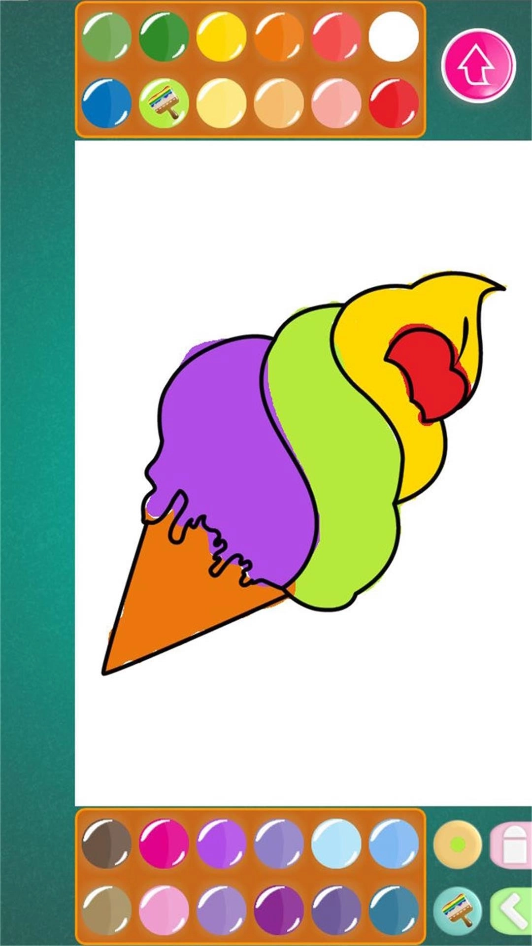 儿童游戏涂色画画-幼儿涂鸦