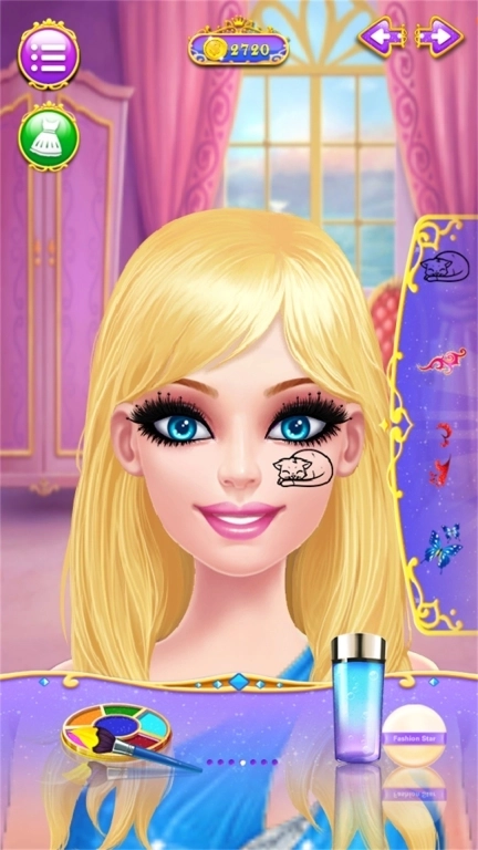 公主化妆游戏-芭比女生换装