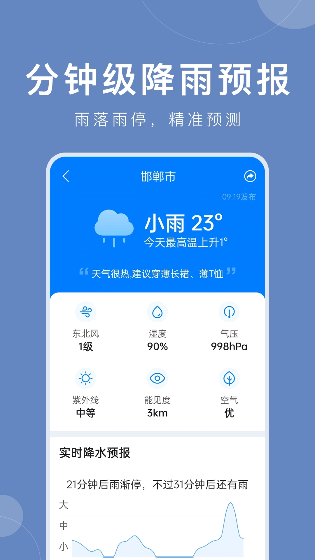 准时天气-预报准时