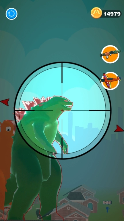 最强射击英雄-狙击哥斯拉怪兽