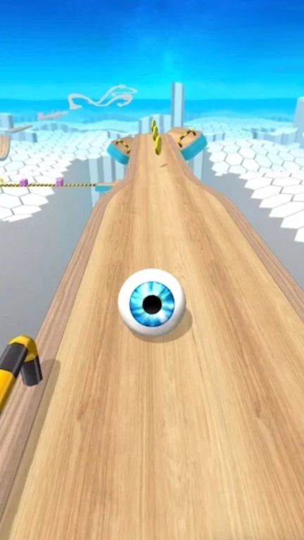 天空滚动的球球