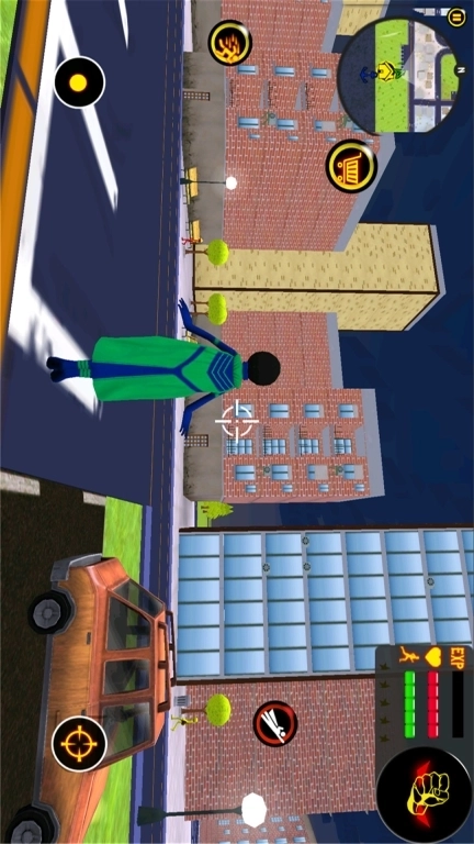 城市火柴人对决-英雄绳索蜘蛛