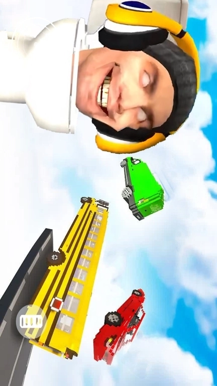 都市飞车模拟器-飞车撞击马桶人