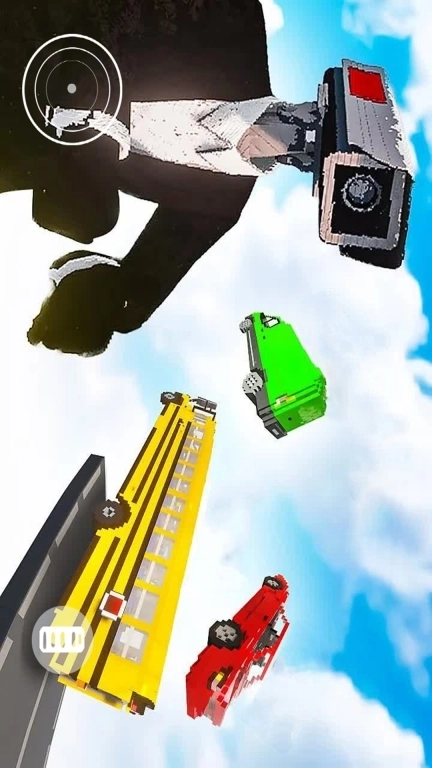 都市飞车模拟器-飞车撞击马桶人