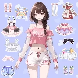 少女时尚穿搭设计-公主暖暖换装搭配