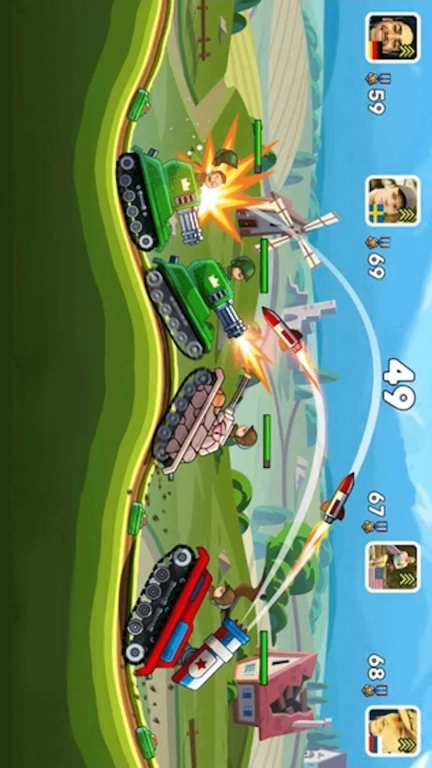 坦克对决大战-登山坦克赛车