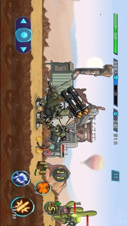 怪兽入侵城镇-机甲恐龙对决