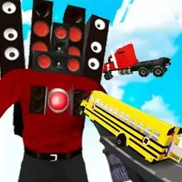 都市飞车模拟器-飞车撞击马桶人