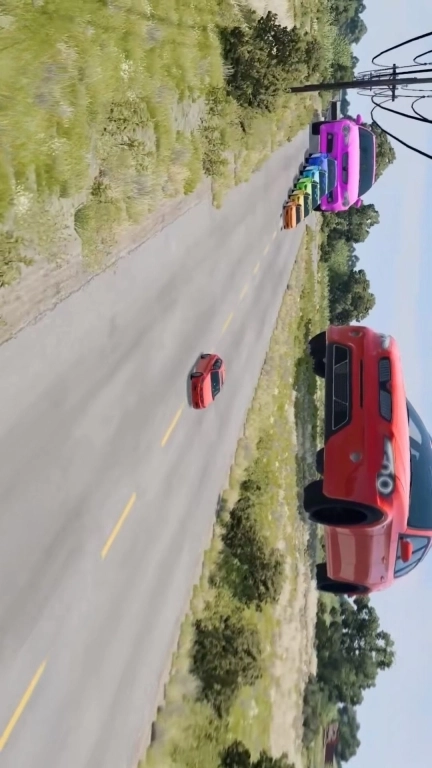 赛车模拟驾驶-汽车坑洞障碍道路模拟