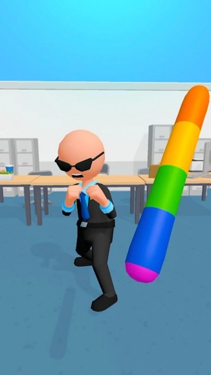 吃我一拳-狂打老板