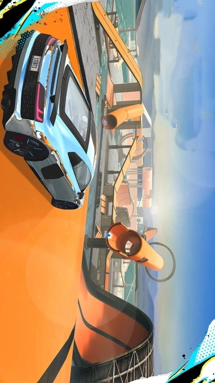 终极赛车模拟驾驶-警车大坡道竞速