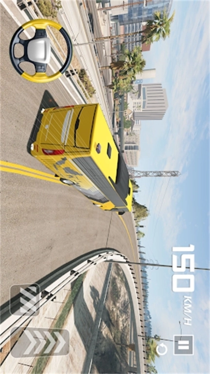 都市驾驶大巴运行