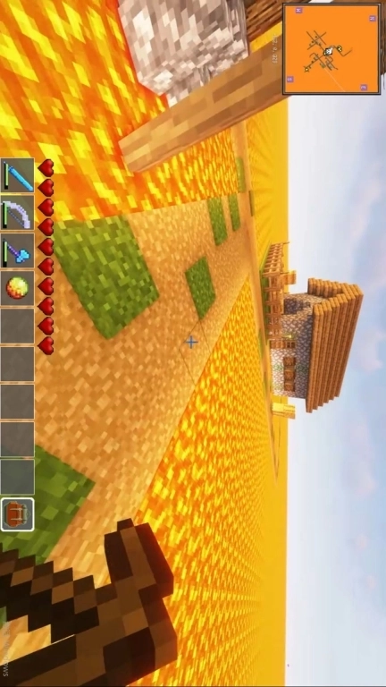 沙盒生存冒险大乱斗-逃离岩浆世界