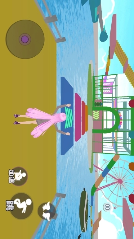 小舞美美哒-樱花女生逃离古井