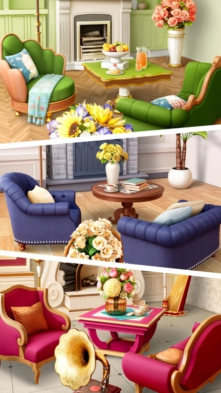 插花消除-解压三消消除游戏