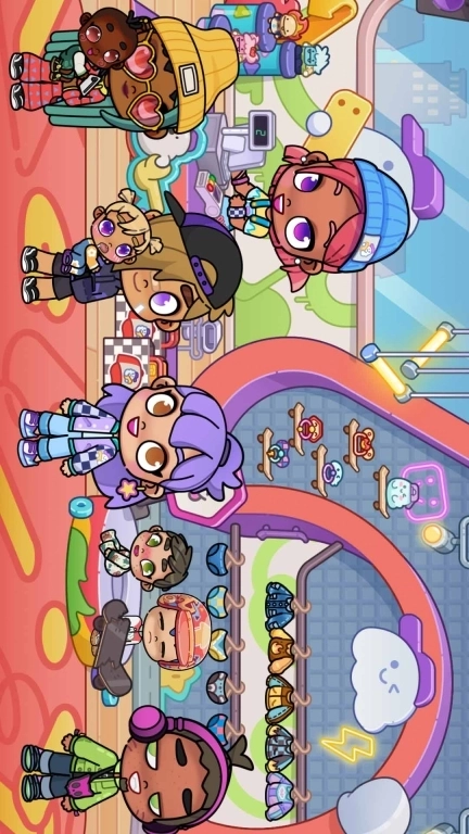 缤纷女孩换装-托卡米加小镇