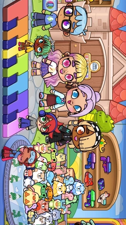 缤纷女孩换装-托卡米加小镇