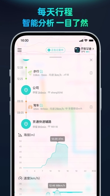 灵敢足迹-记录轨迹绘制旅行地图