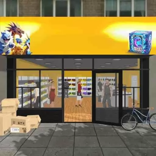 超市收银员-卡牌商店