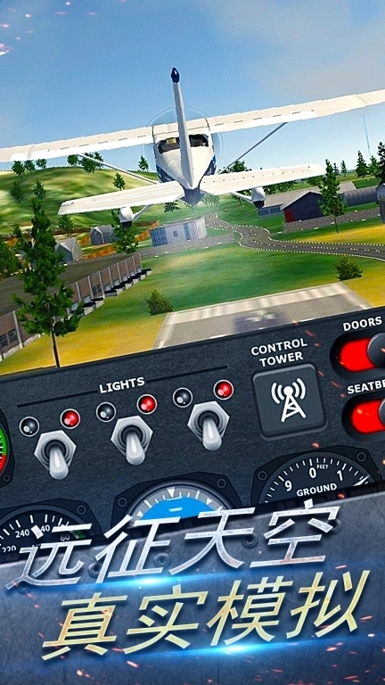 模拟飞行驾驶