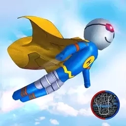 城市火柴人对决-英雄绳索蜘蛛