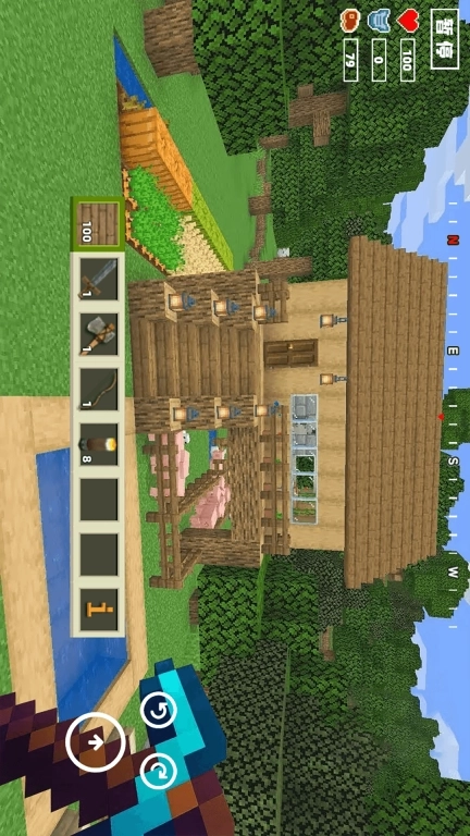 沙盒像素英雄-烦人的村民像素世界