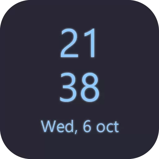 光氪息屏显示-全屏时钟