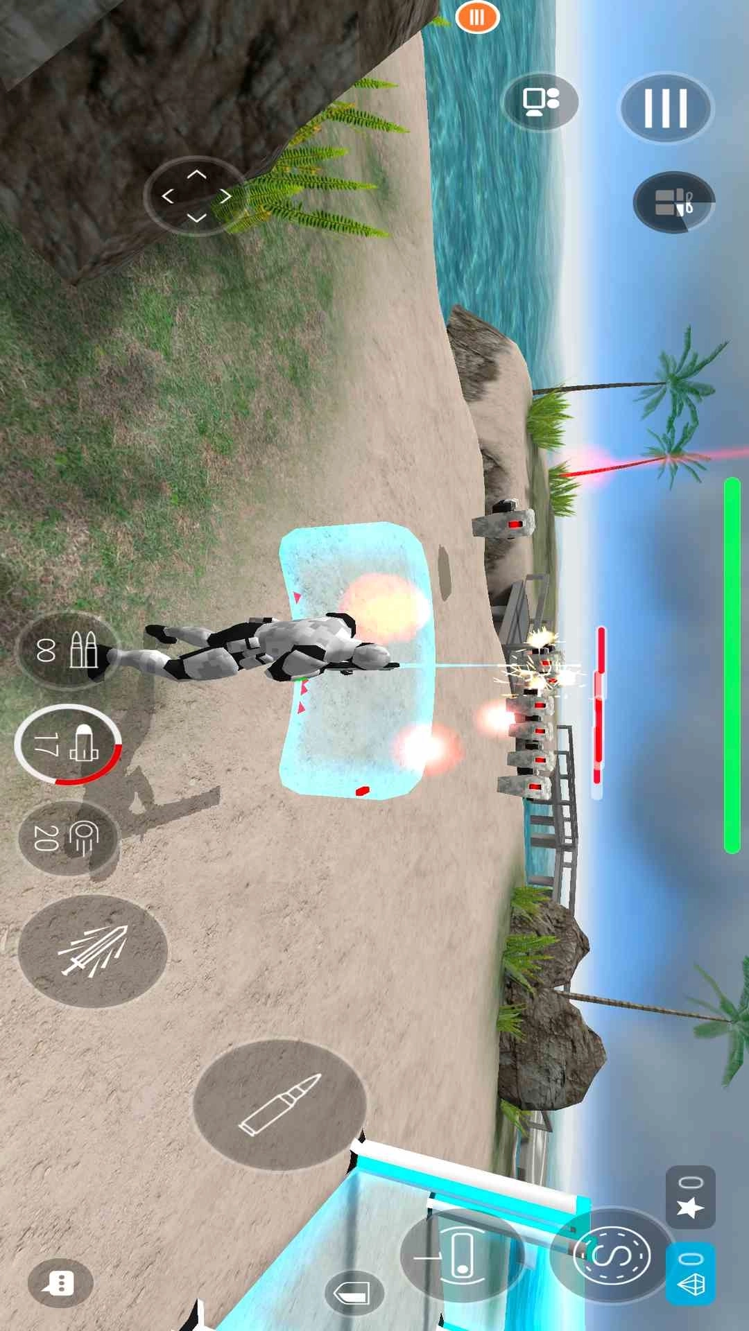 钢铁机器人英雄-赛博朋克未来战争