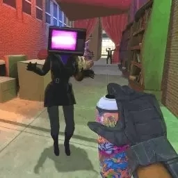 监控人马桶人对决-盖瑞模组沙盒大乱斗