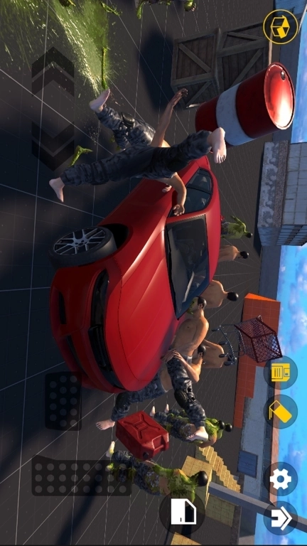 自由沙盒世界-TNT摧毁班班战场