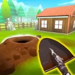 像素方块搭建-挖地寻财