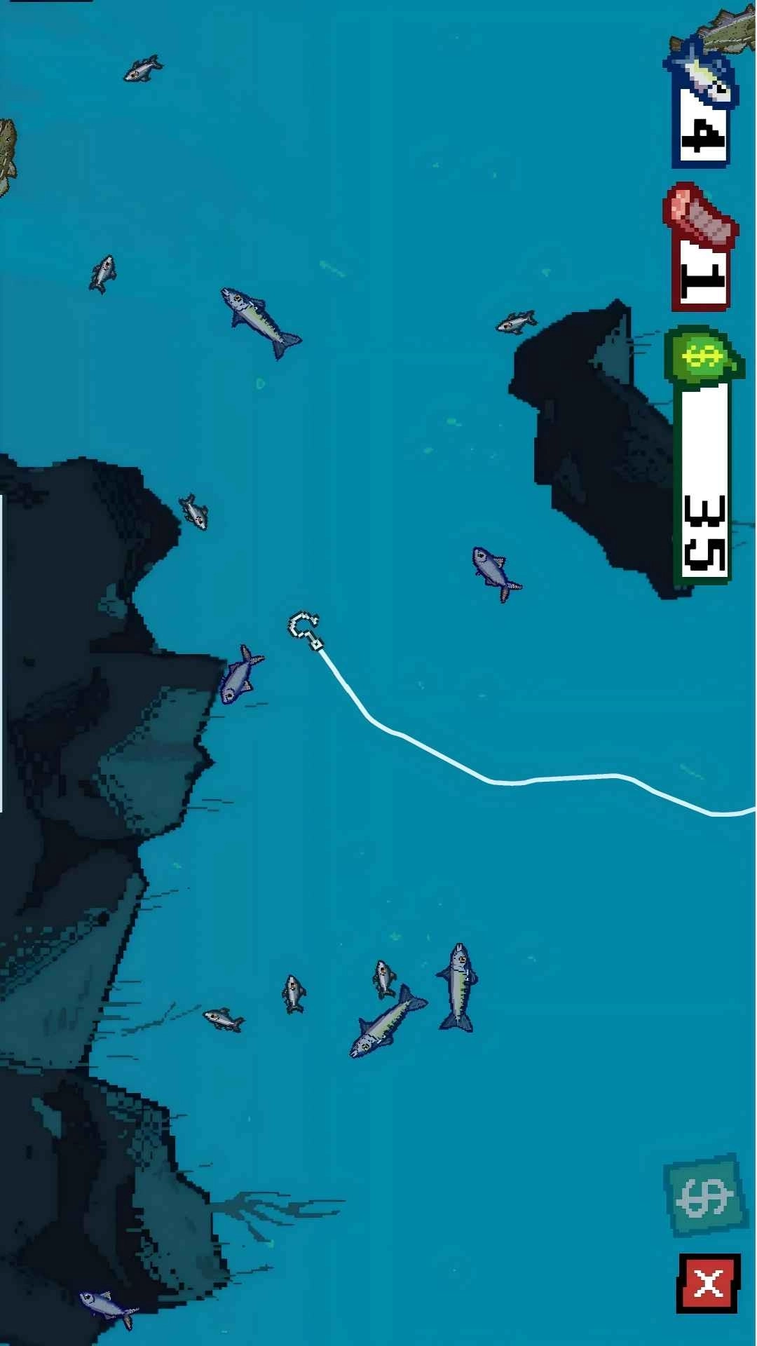 海上钓鱼-刮鱼鳞