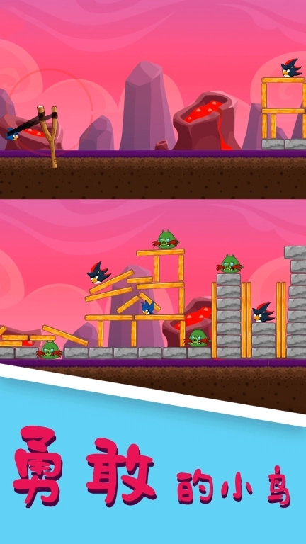 疯狂小鸟-打败猪头