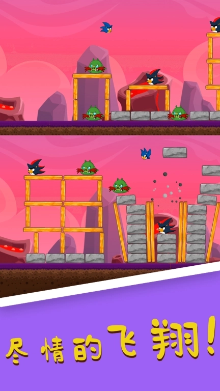 疯狂小鸟-打败猪头