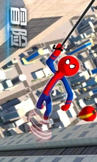 火柴人越野冒险-绳索蜘蛛英雄