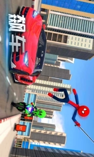 火柴人越野冒险-绳索蜘蛛英雄