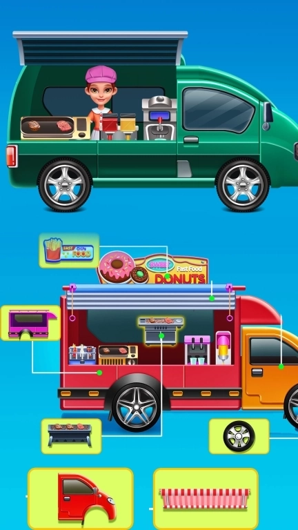 改造酷炫快餐车